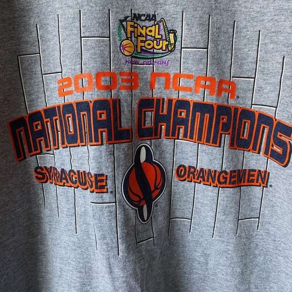 2003 Syracuse National Champs T-Shirt Men’s XL - Picture 3 of 5